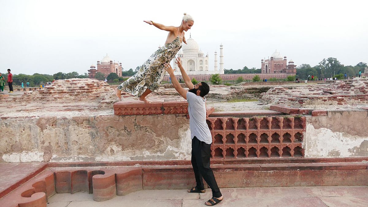 For New York’s Adrienne and Andrew McDermott, coming to India was a no-brainer as it was one of the most mysterious  countries they’d heard of. (Photo Courtesy: Adrienne and Andrew McDermott)