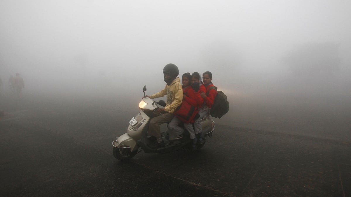 On an average day last winter in Delhi, concentrations of PM 2.5 exceeded 200 milligrams per square meter. (Photo: Reuters)