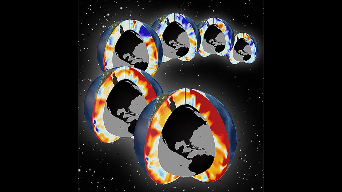 Pacific and Atlantic meridional sections showing
upper-ocean warming for the past six decades (1955-2011). Red colors indicate a
warming (positive) anomaly and blue colors indicate a cooling (negative)
anomaly. (Photo: AP) 