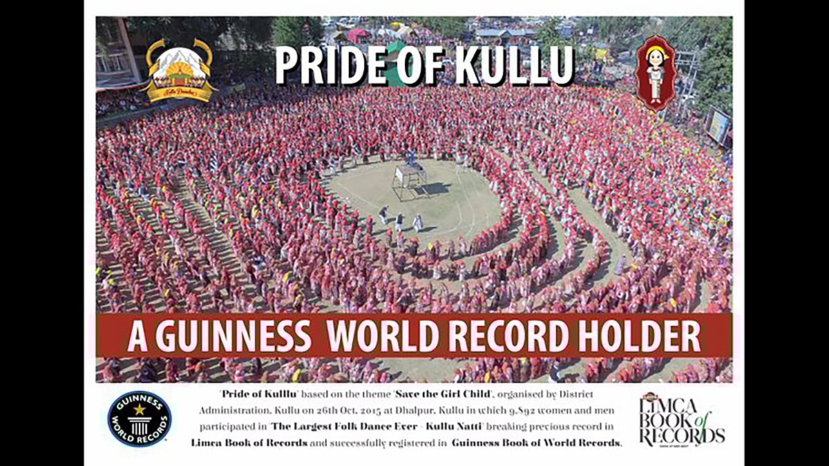 Kullu Natti is the folk dance of Himachal. (Photo: <a href="https://twitter.com/AGarg1990/status/686752057462665217">Twitter</a>)