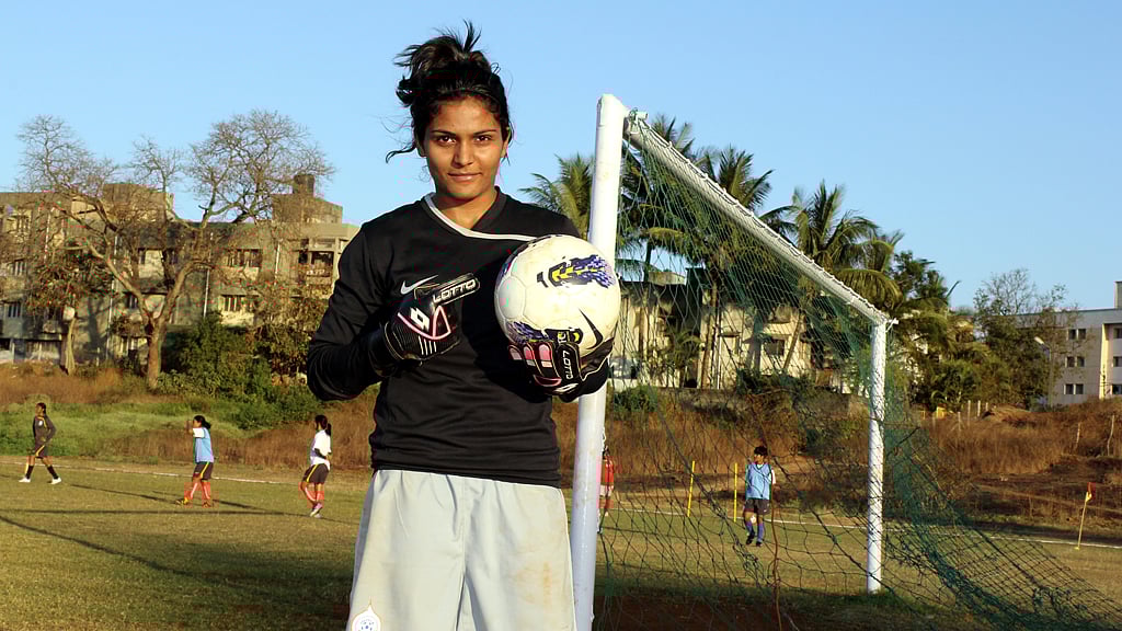 West Ham United goalkeeper Aditi Chauhan. (Photo: Aaditya Chauhan)
