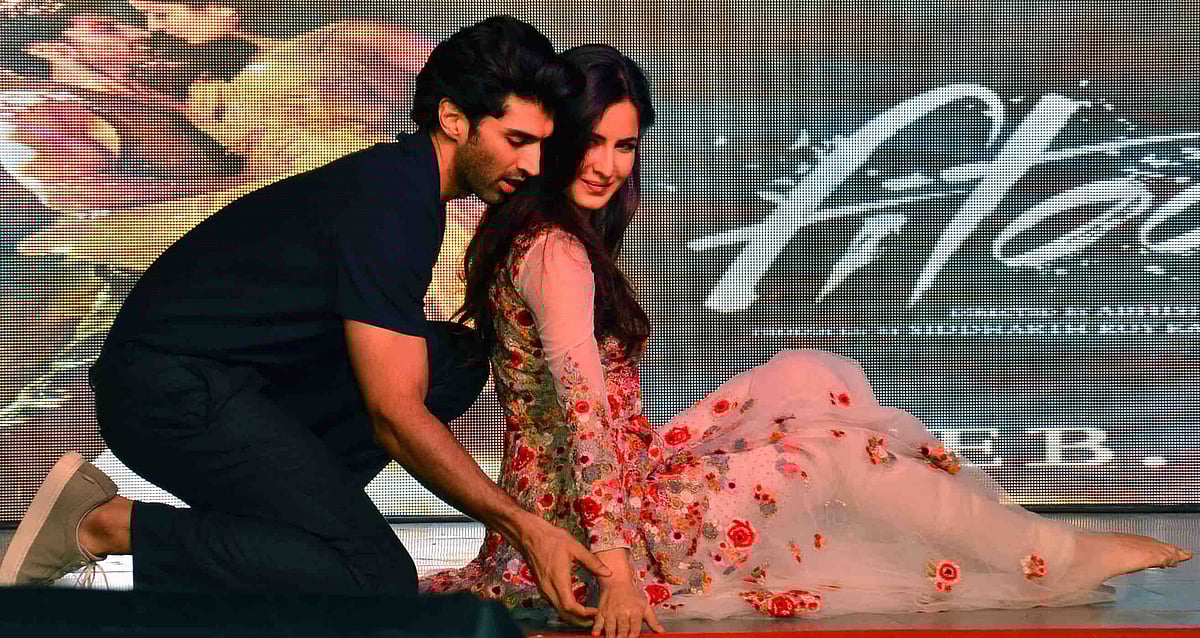 Aditya Roy Kapur and Katrina Kaif at a promotional event for <i>Fitoor </i>(Photo: Yogen Shah)