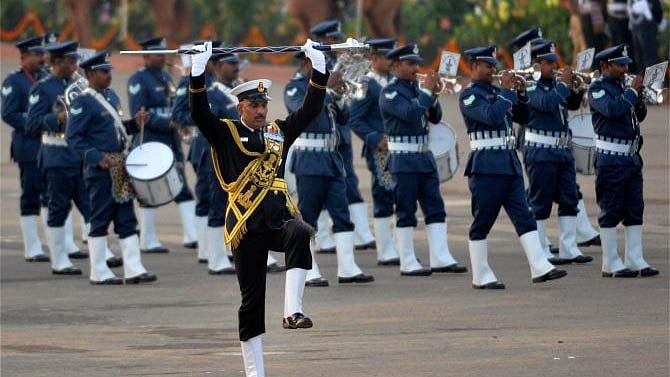 The performance by the Indian Navy band at the beating retreat is unmissable. (Photo: PTI)