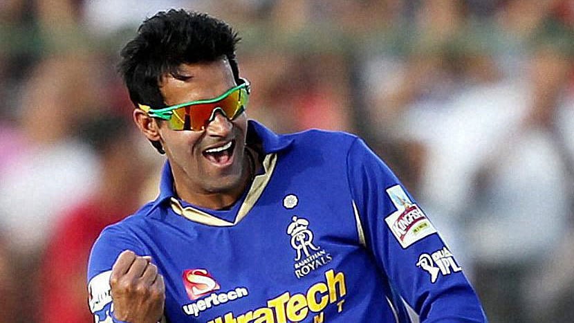 Ajit Chandila from his cricketing days as a Rajasthan Royals player. (Photo: PTI)