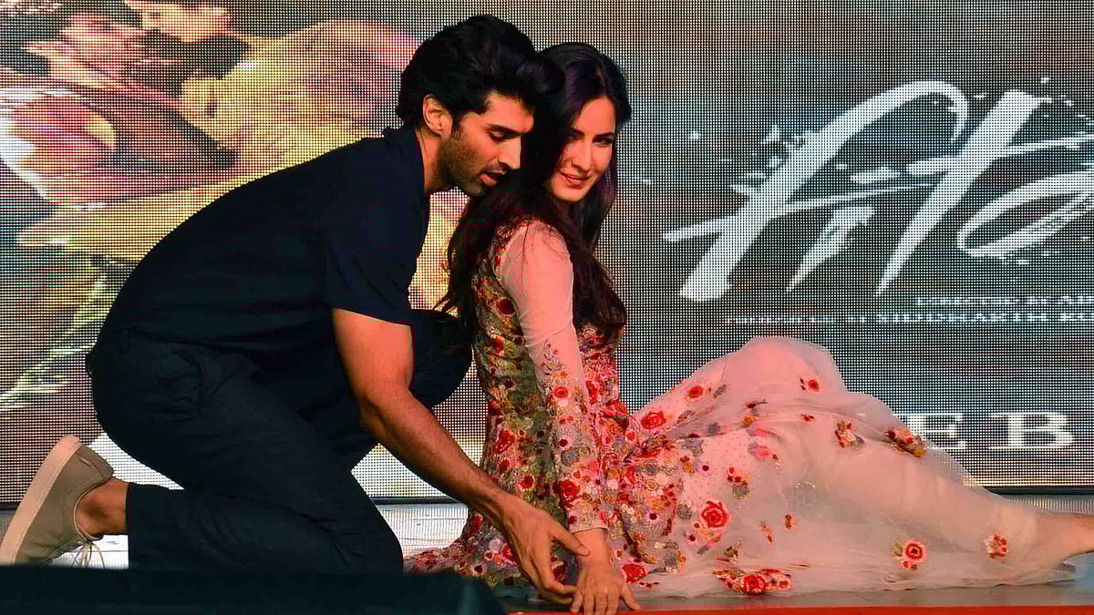 Aditya Roy Kapur and Katrina Kaif at a promotional event for <i>Fitoor </i>(Photo: Yogen Shah)