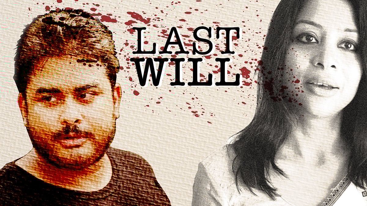 Indrani Mukerjea (R) had her mother change her will so that her son Mikhail (R) would inherit a house. (Photo: Altered by <b>The Quint</b>)