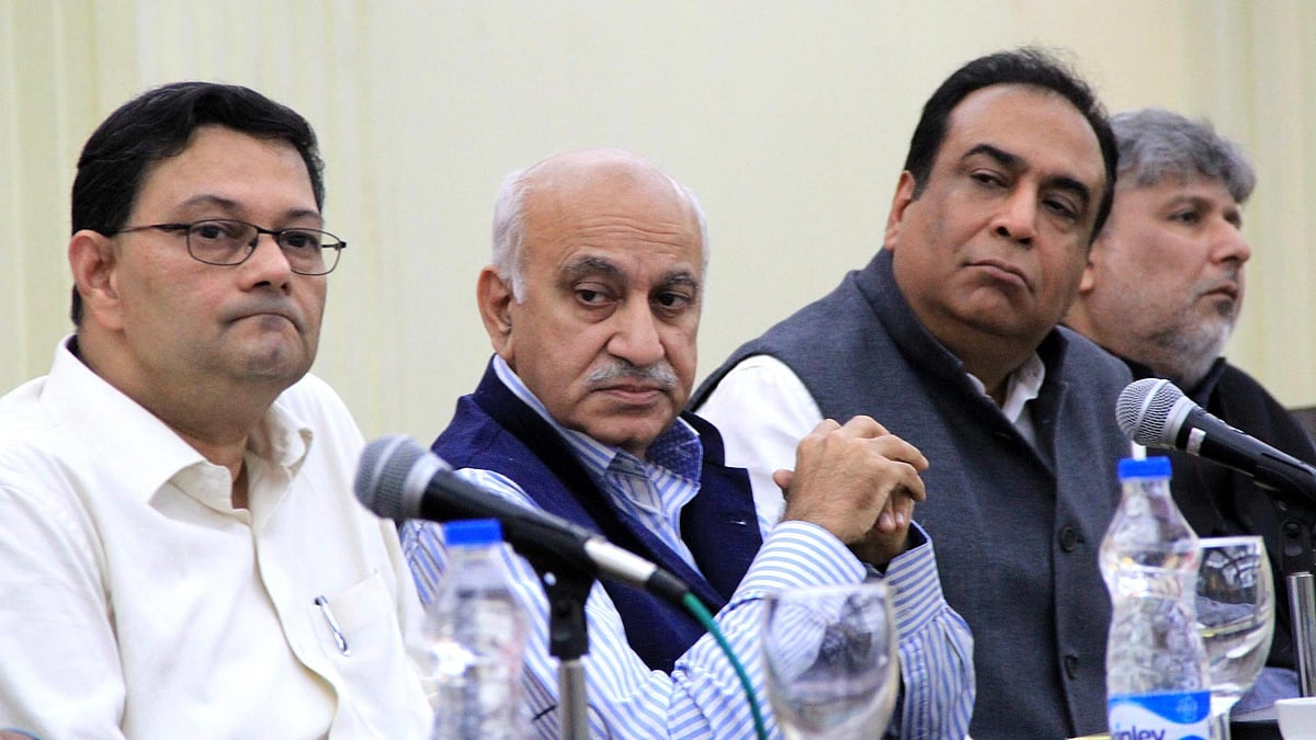 Chandra Kumar Bose (extreme left) on an interactive panel. (Photo: IANS)