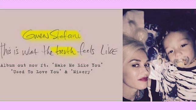 Gwen Stefani with her two year old son (Photo: Twitter)