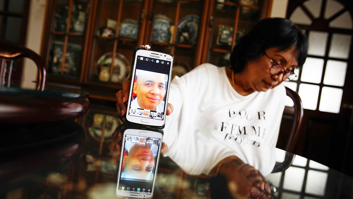 Sakinab Shah,  older sister of Capt Zaharie Ahmad Shah, the senior pilot of Malaysia Airlines Flight MH370. (Photo: AP)