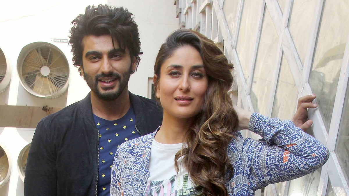 Arjun Kapoor and Kareena Kapoor Khan at the promotions of <i>Ki & Ka </i>in Mumbai (Photo: Yogen Shah)