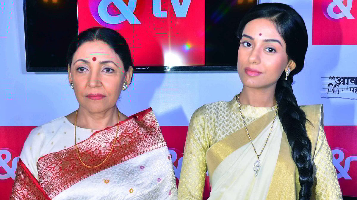 Deepti Naval and Amrita Rao play the lead roles in &amp;TV’s new show <i>Meri Awaaz Hi Pehchaan Hai</i> (Photo: Yogen Shah)