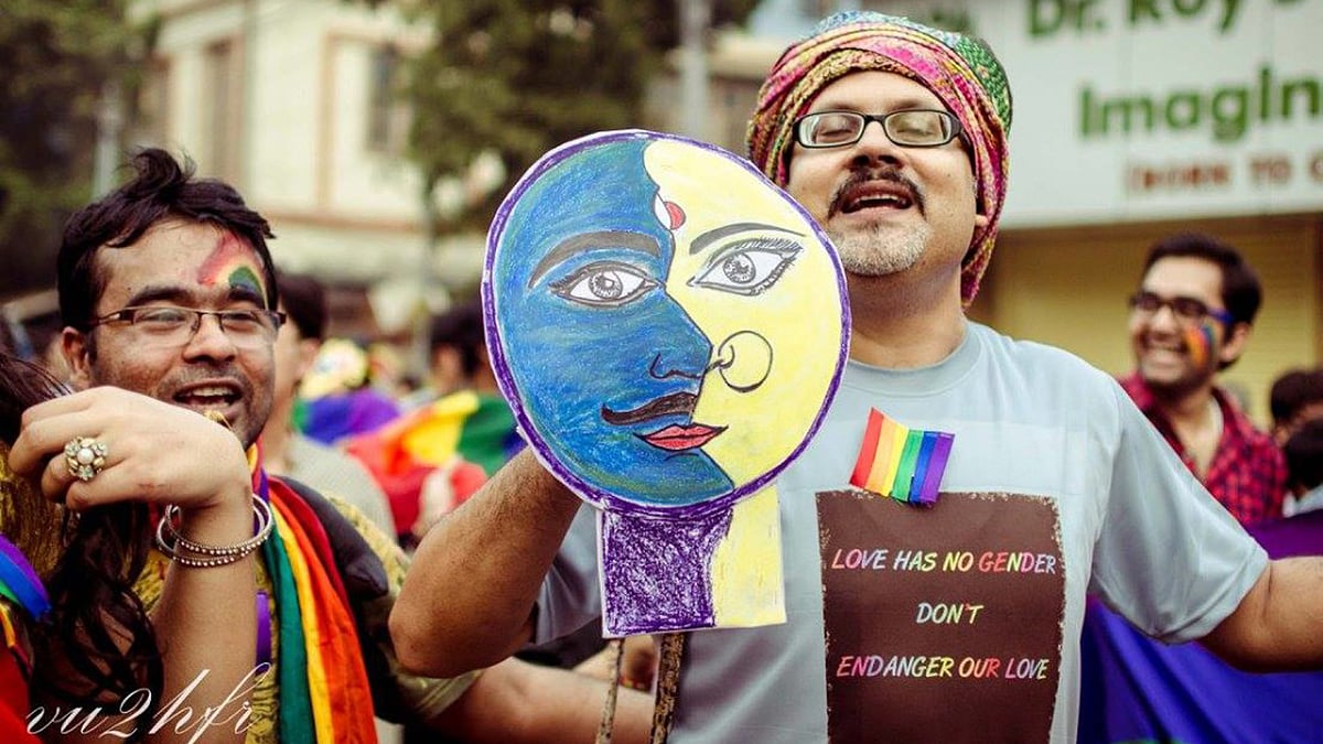 “If someone had to accept me, they would have to just as I am, sans a mask.” – Prof Das. (Photo Courtesy: Pratulananda Das)