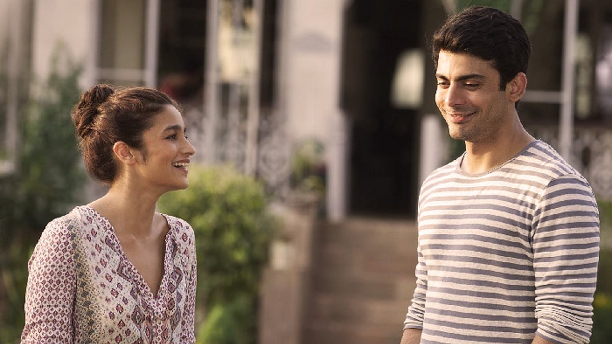 Alia Bhatt and Fawad Khan in a scene from <i>Kapoor & Sons</i>