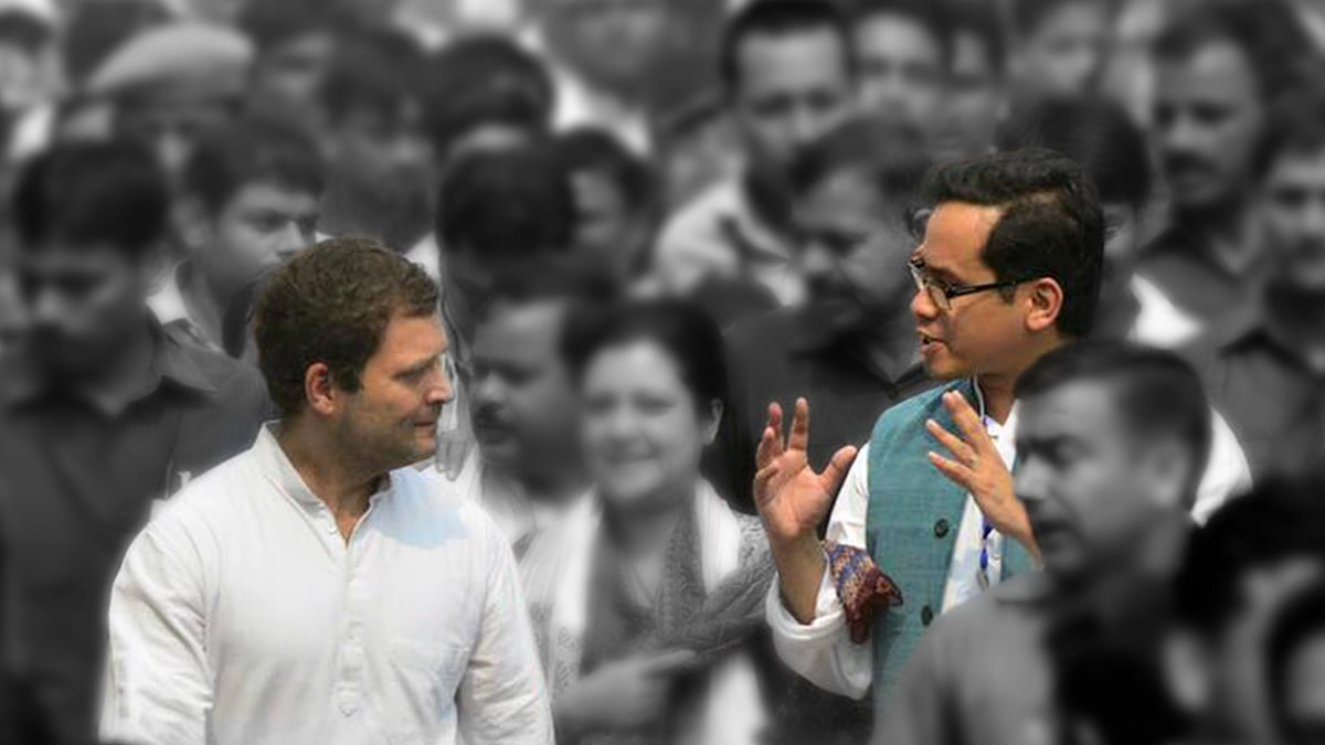 Gaurav Gogoi insists that the 2-year anti-incumbency against Modi is stronger than 15 years of anti-incumbency against his father, Tarun Gogoi. (Photo Courtesy: Altered by <b>The Quint</b>/Gaurav Gogoi’s Facebook page)