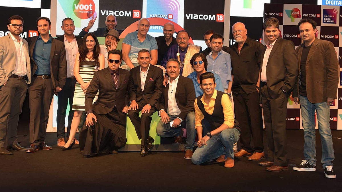 Team VOOT at the launch event. (Photo: Viacom18)