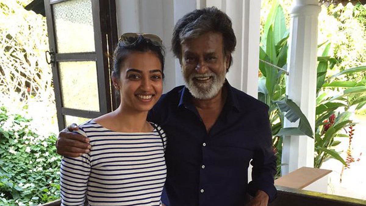 Radhika Apte with the superstar himself - Rajinikanth (Photo: Yogen Shah)