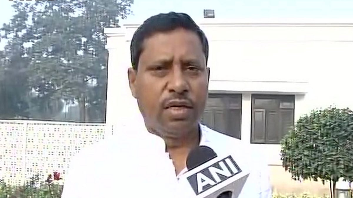 Ram Shankar Katheria, accused of inciting communal violence at a condolence meet. (Photo: ANI Screengrab)