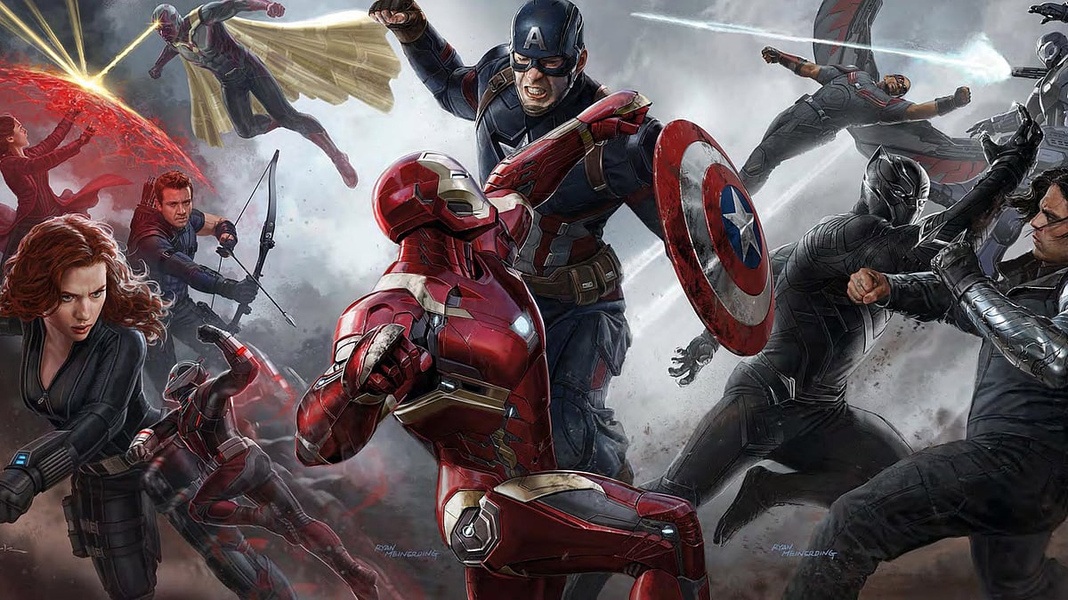 Iron Man and Captain America battle out against each other. (Photo: Marvel) 