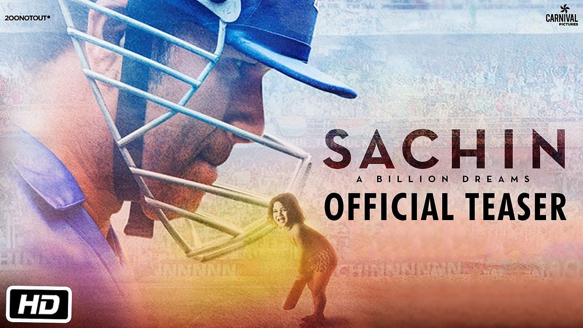 Teaser poster for Sachin’s new biopic. 