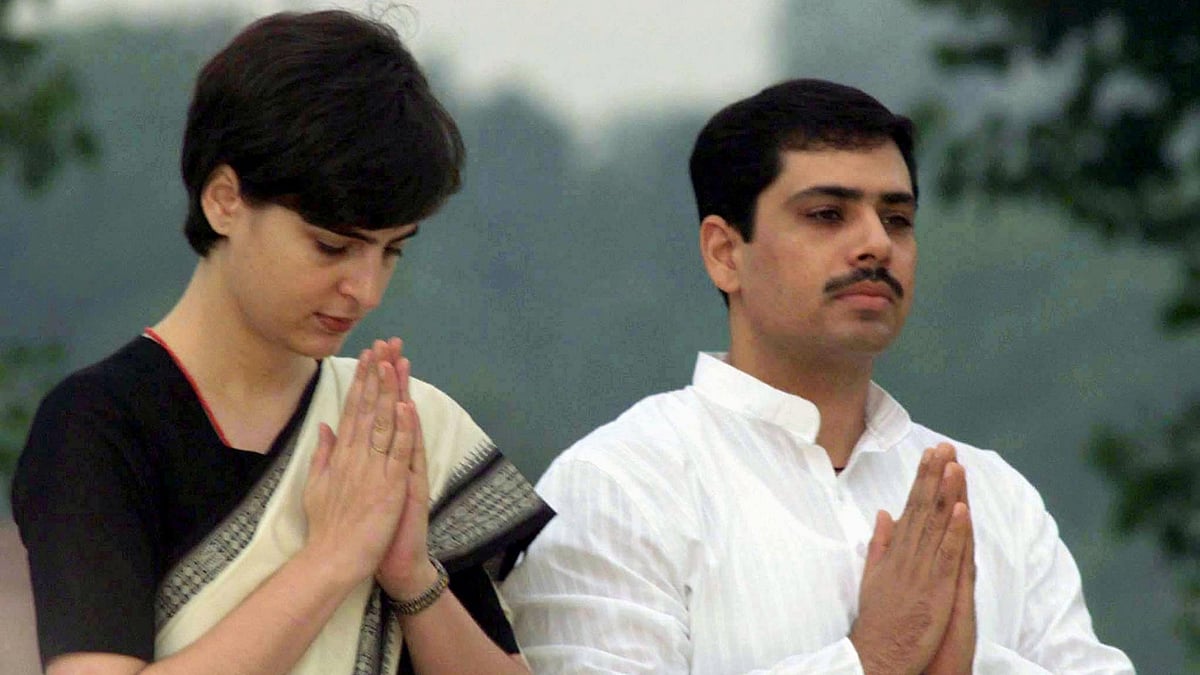 Robert Vadra, who has been acussed to getting undue favours from the Hooda government in Haryana, with his wife Priyanka Gandhi. (Photo: Reuters)