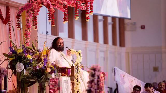 

Founder of Art of Living, Sri Sri Ravishankar at the Art of Living Retreat Center. (Photo: Art of Living Foundation Facebook page)