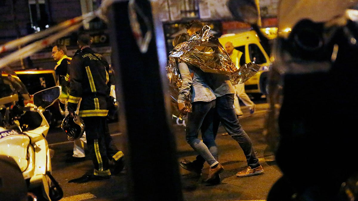 Scene from terror attacks in Paris on 13 November 2015. (Courtesy: AP)