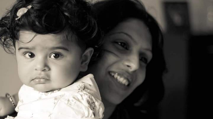 Palki with her daughter which she was quite a little one! (Photo: Palki S Upadyay)