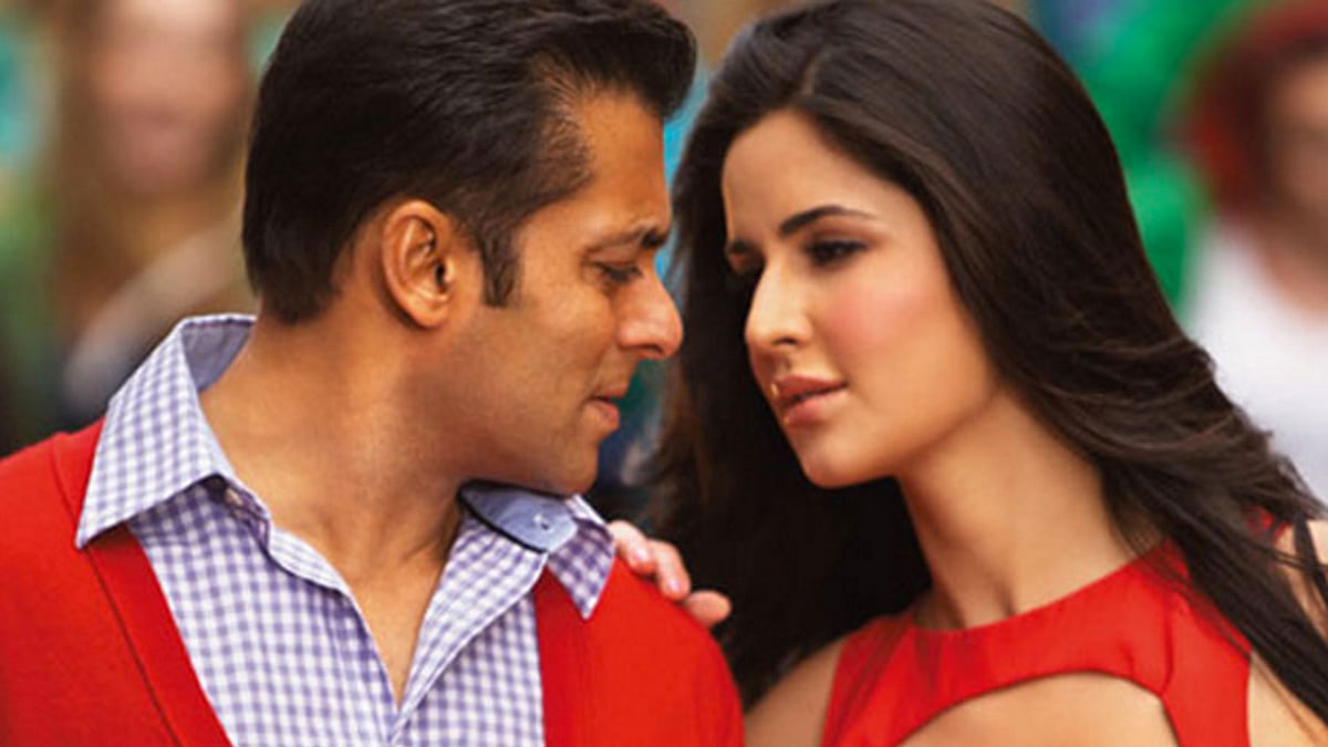 Salman Khan and Katrina Kaif in a scene from Ek Tha Tiger.