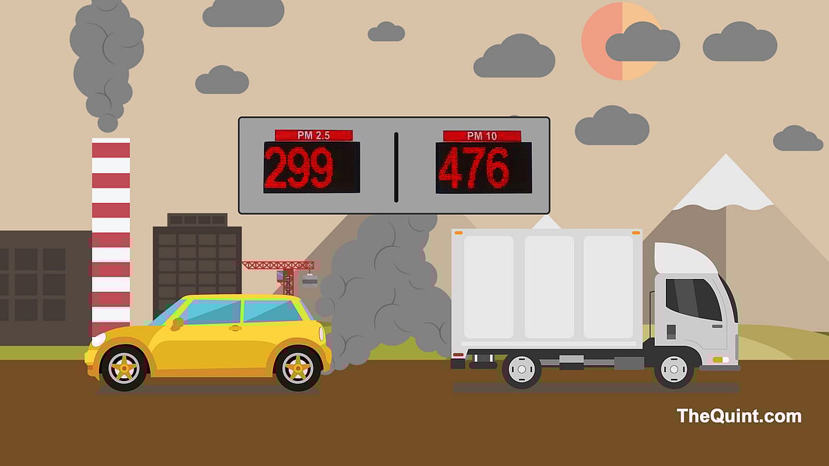 Fortune magazine, which has included Arvind Kejriwal, the Delhi Chief Minister, among the 50 most powerful leaders globally, due to this scheme has claimed that pollution was reduced by 13%. (Photo: <b>The Quint</b>)