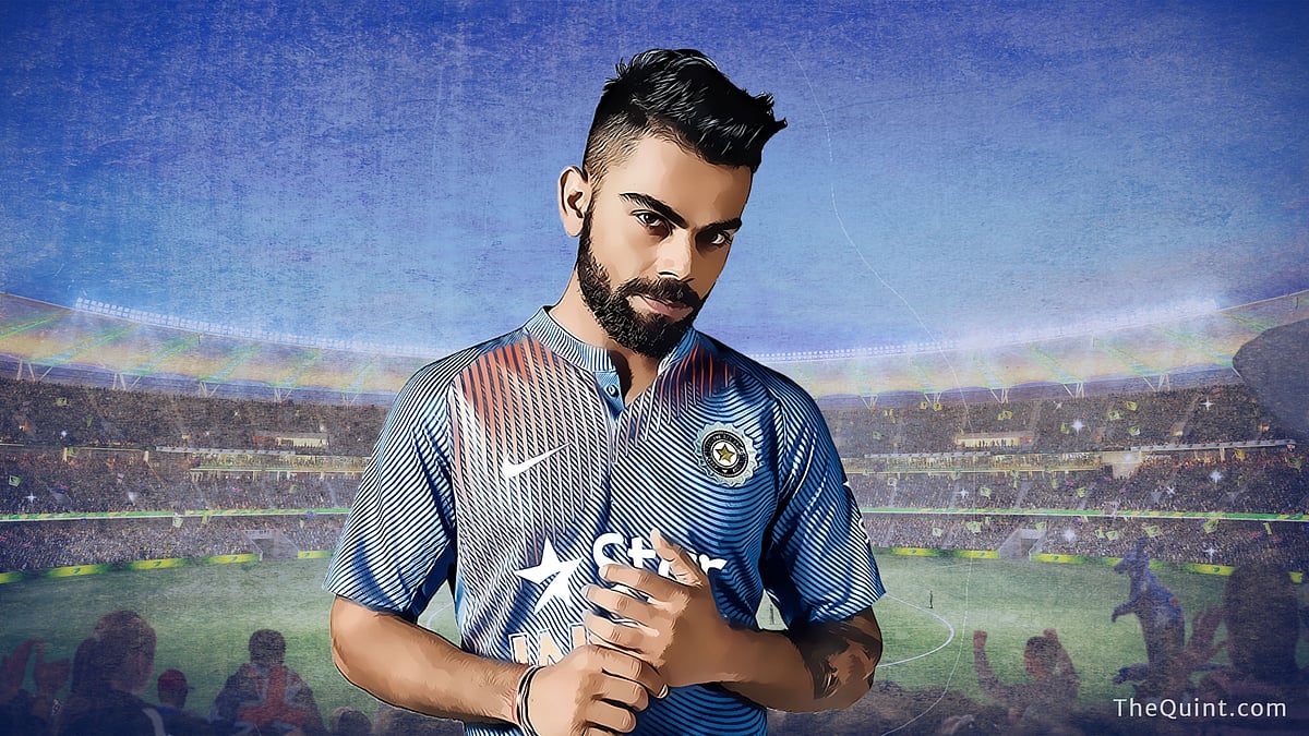 Virat Kohli. (Photo: AP, altered by The Quint)
