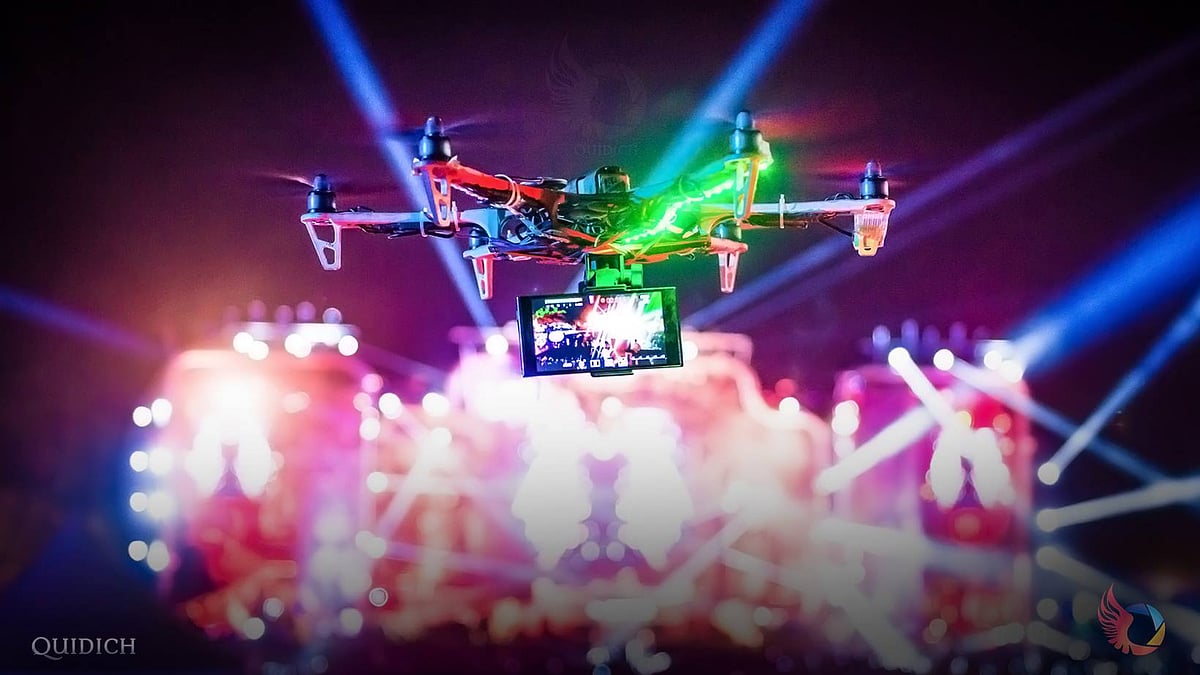 India’s Drone-Acharya’s are only half smiling. Drones are a work in progress in India. (Photo Courtesy : <a href="http://quidich.com/">Quidich India</a>)