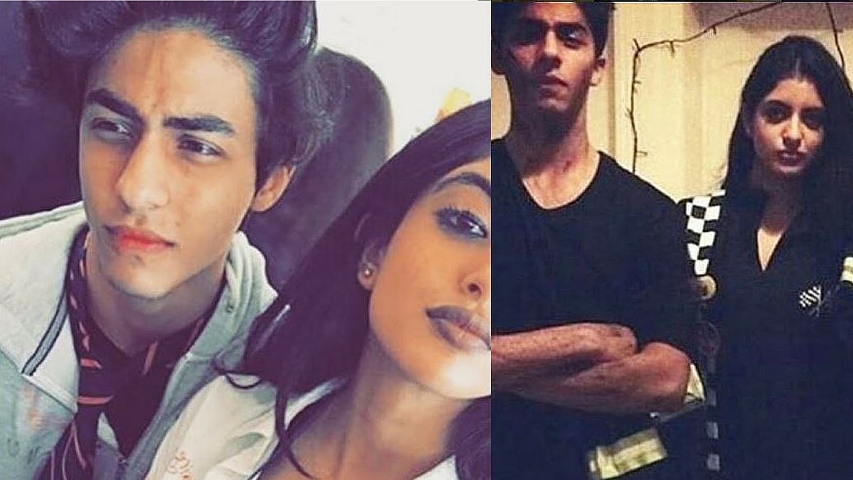 Aryan Khan with Navya Naveli Nanda (Photo Courtesy: <a href="https://www.instagram.com/navya.naveli.nanda/?hl=en">Instagram/NavyaNaveliNanda</a>)