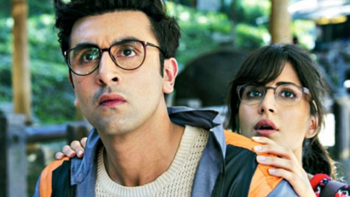 Ranbir Kapoor and Katrina Kaif in a still from <i>Jagga Jasoos.</i> (Photo Coutesy: Disney)