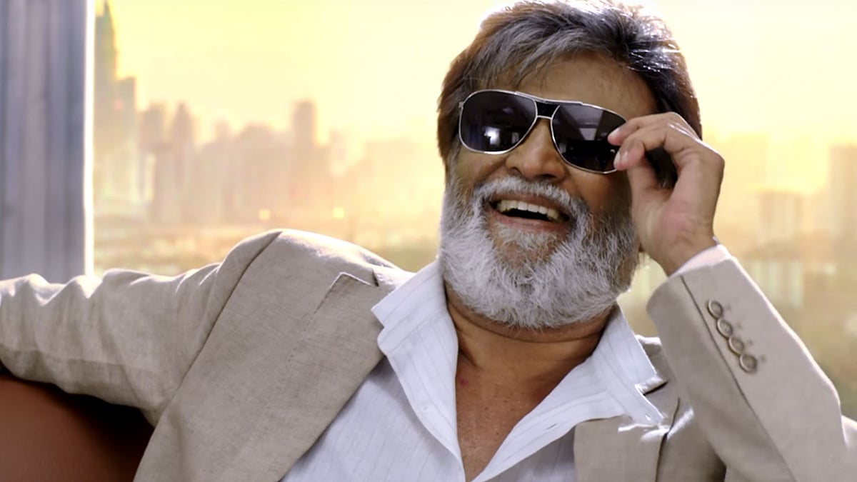 Rajinikanth in and as <i>Kabali</i>
