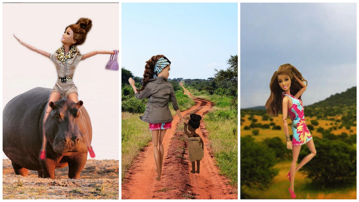 Savior Barbie takes an African tour with her ‘black’ friends. (Photo Courtesy: Instagram/<a href="https://www.instagram.com/barbiesavior/?hl=en">Barbie Savior</a>)