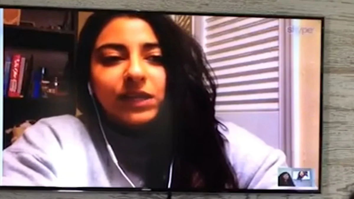 Pakistani blogger Zahra Haider speaks to <b>The Quint</b> via Facebook Live. (Photo: <b>The Quint</b>)