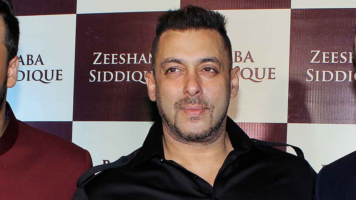 Salman Khan at an iftaar party on Sunday night (Photo: Yogen Shah)