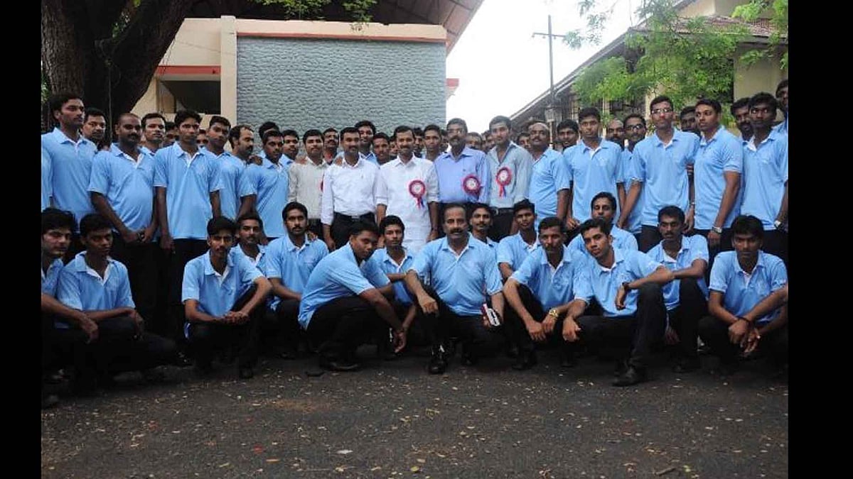 These men provide celebrity security and crowd-control services. (Photo Courtesy: <i>The News Minute</i>)