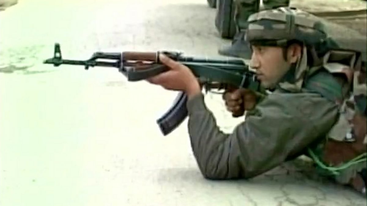 An encounter is underway in Jammu and Kashmir between security forces and militants. (Photo: ANI)