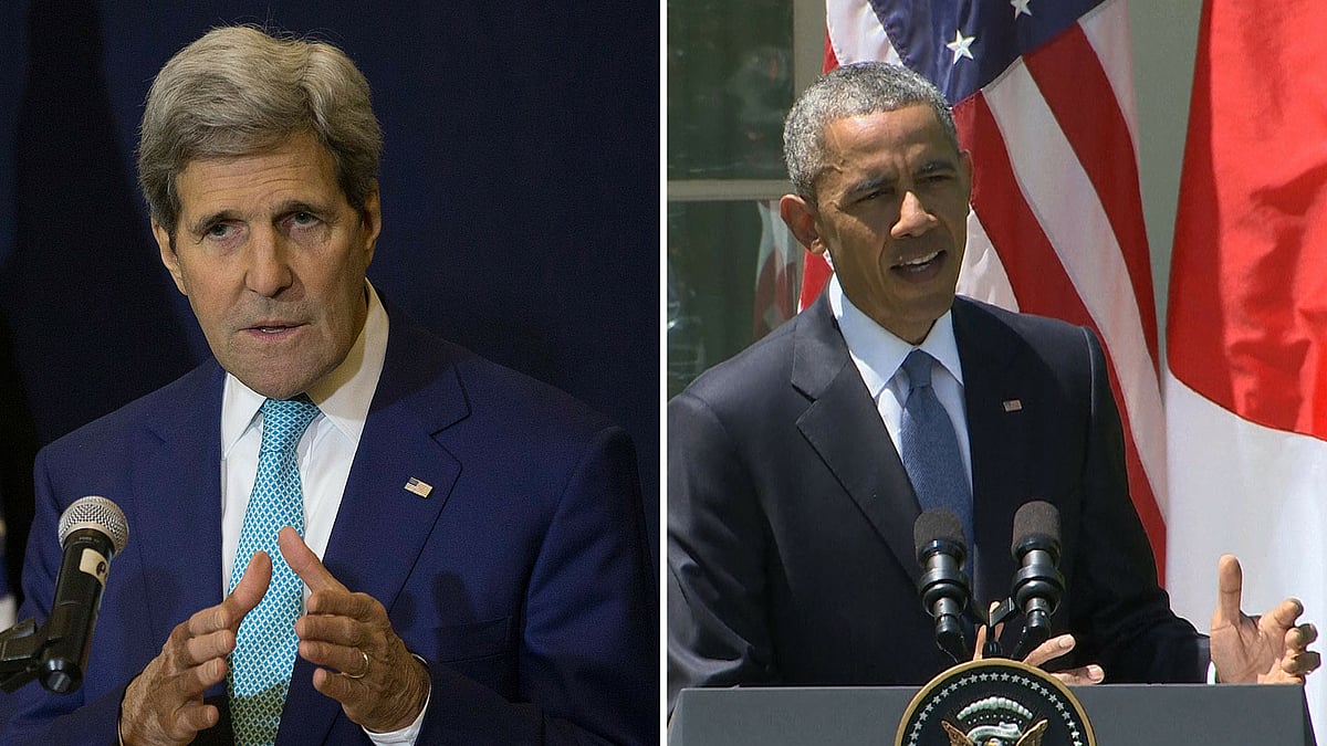 File photo of Barack Obama and John Kerry. (Photo: AP/Reuters)