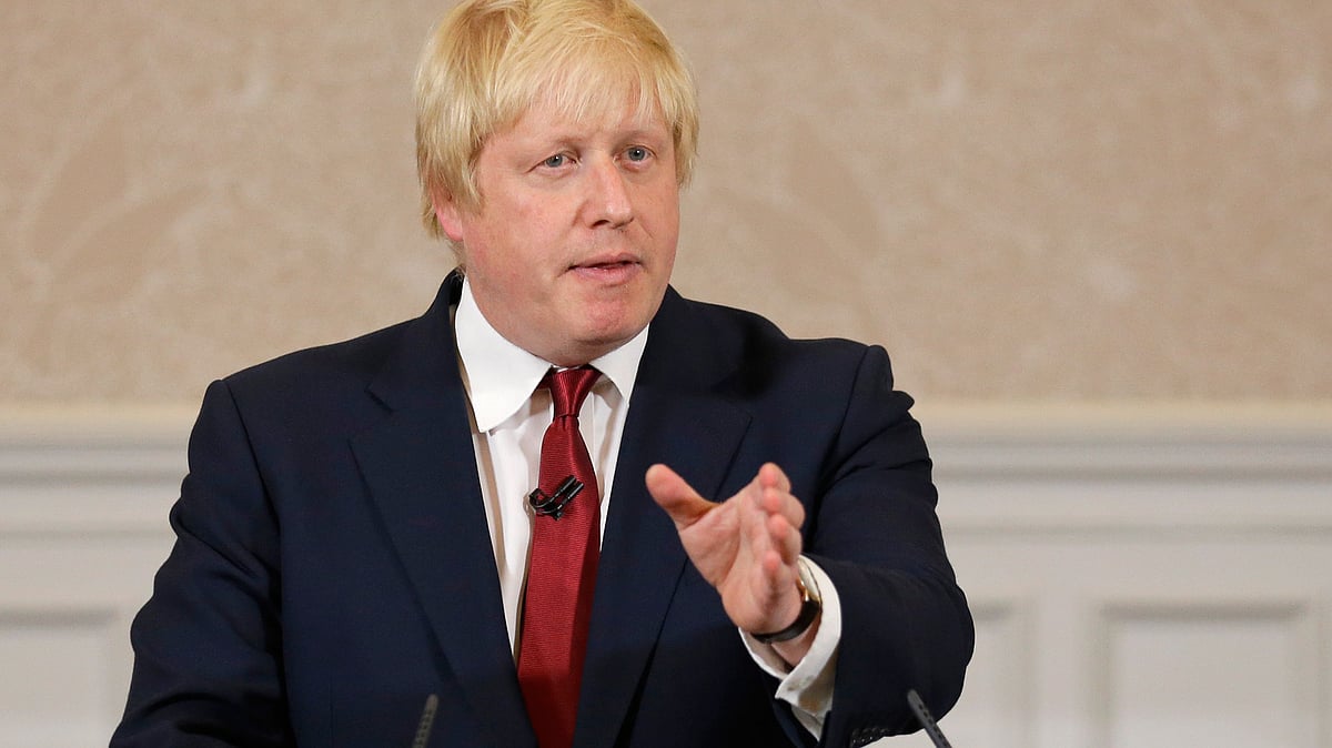 Former London mayor Boris Johnson. (Photo: AP)