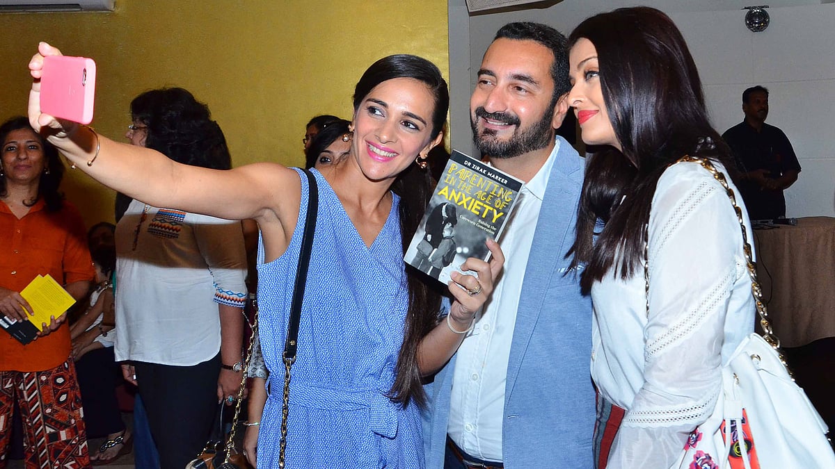 Aishwarya Rai Bachchan came to support her friend Dr Zirak Marker’s book launch event on Sunday (Photo: Yogen Shah)