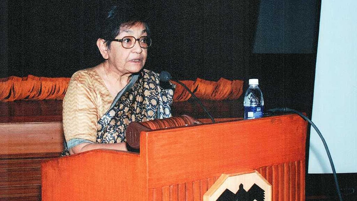 Arundhati Ghose. (Photo Courtesy:  <a href="http://isssp.in/ambassador-arundhati-ghose-in-memoriam/">International Strategic and Security Studies Programme</a>)