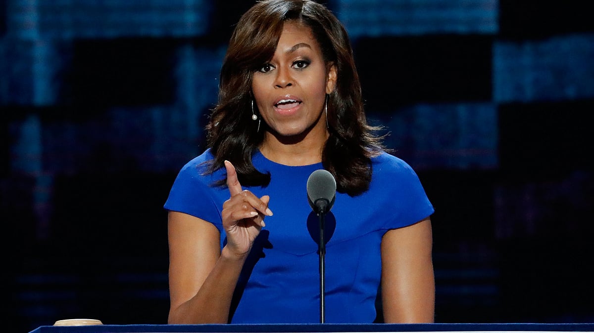 Michelle Obama endorsed her support for Hillary Clinton on the first day of the Democratic National Convention on Monday. (Photo: AP)
