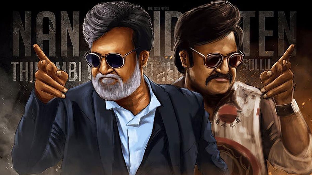 Fan art for <i>Kabali. </i>(Photo courtesy: Twitter/@dhanushkraja)