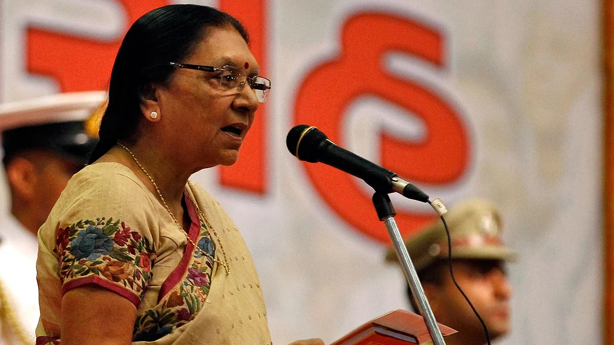 Gujarat Chief Minister Anandiben Patel. (Photo: Reuters)