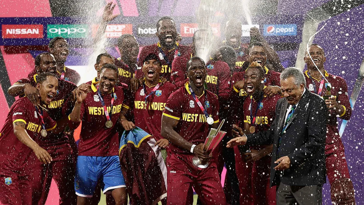 West Indies had won the T20 World Cup in India in 2016.&nbsp; &nbsp; &nbsp; &nbsp; &nbsp; &nbsp; &nbsp; &nbsp; &nbsp; &nbsp; &nbsp; &nbsp; &nbsp; &nbsp; &nbsp; &nbsp; &nbsp; &nbsp; &nbsp; &nbsp; &nbsp; &nbsp; &nbsp; &nbsp; &nbsp; &nbsp;