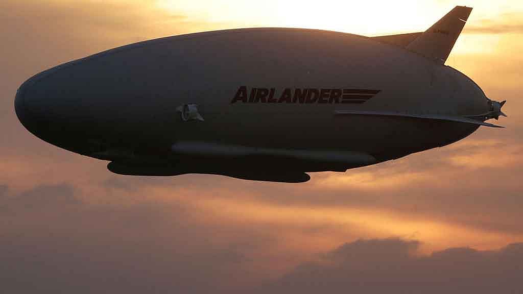 World’s longest aircraft flew for the first time with a short but historic jaunt over Cardington airfield. (Photo: AP)