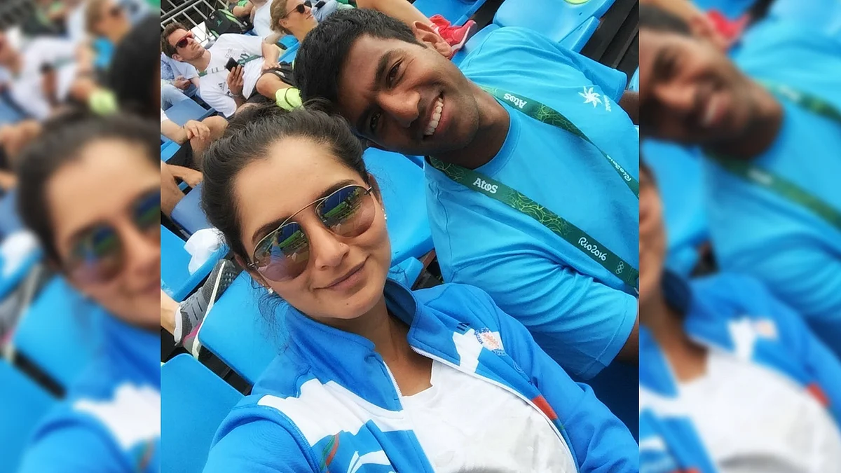 Sania and Rohan next face Andy Murray and Heather Watson in the next round. (Photo: Twitter.com/RohanBopanna)