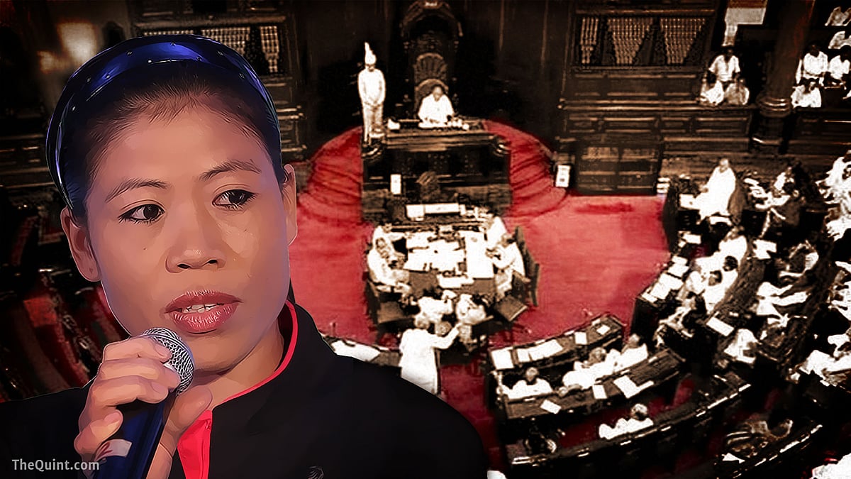 MC Mary Kom raised the question about the standard of facilities provided to athletes while training. (Photo: <b>The Quint</b>)